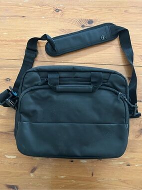Dell Black Laptop Bag - Padded Laptop Shoulder Bag